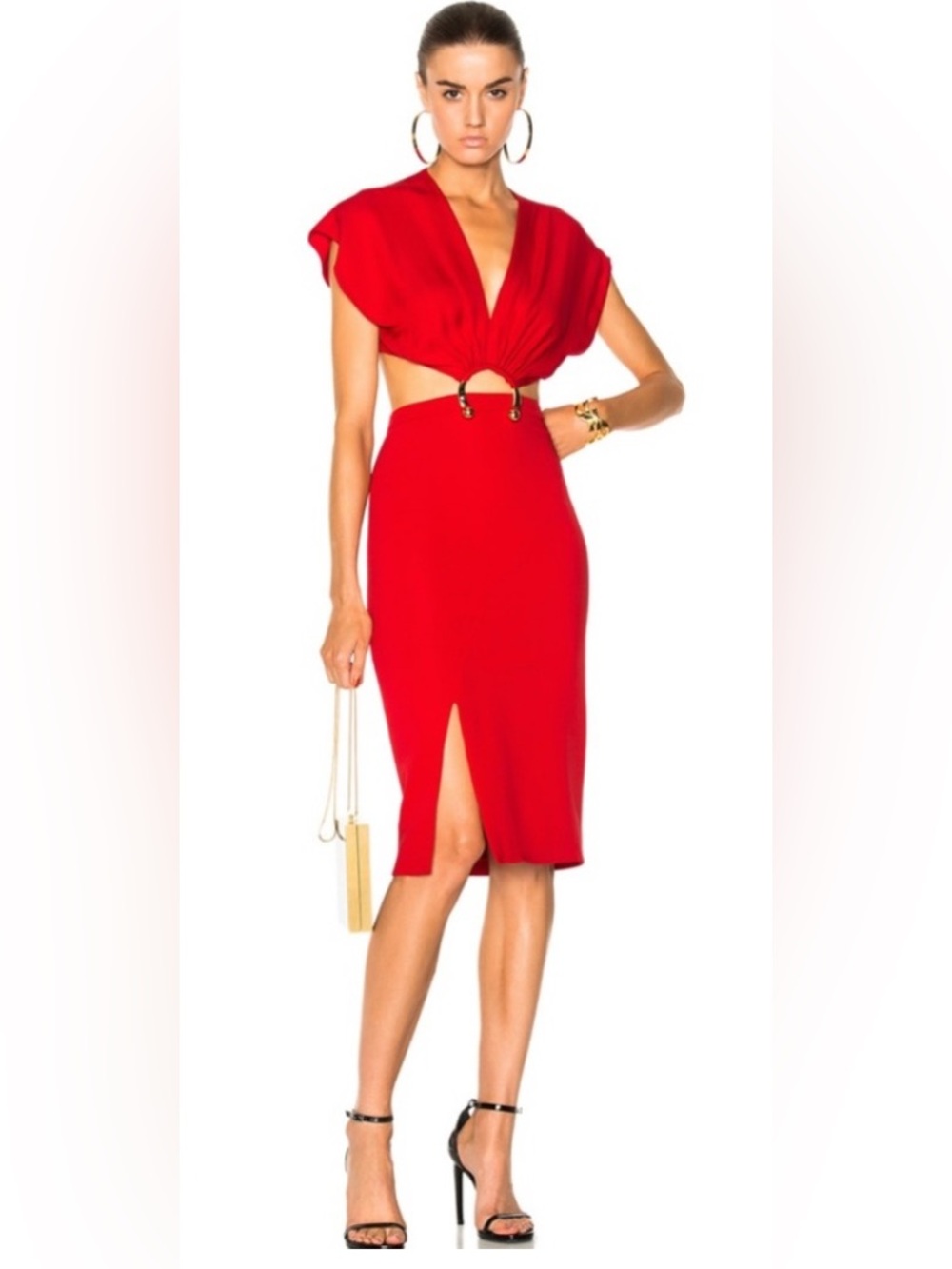 HANEY Kerr EMBELLISHED CUTOUT DRESS